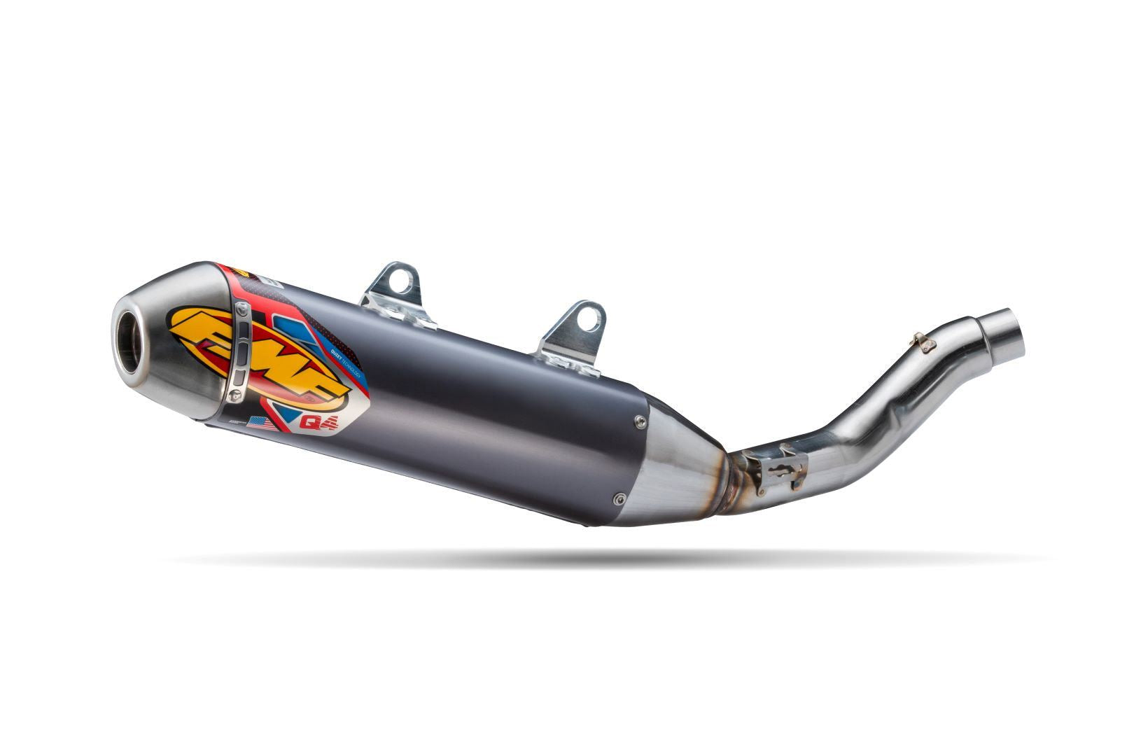 FMF Q4 HEX Slip-On Exhaust Silencer For Kawasaki KX 450 50th Anniversary 2024-2025